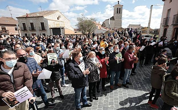 Galería. Traspinedo recuerda a Esther López dos meses después de su muerte.