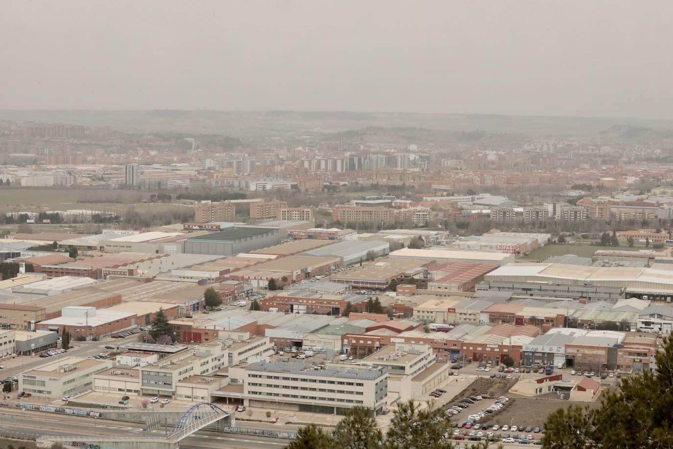 Fotos: Las estampas de la calima en Valladolid