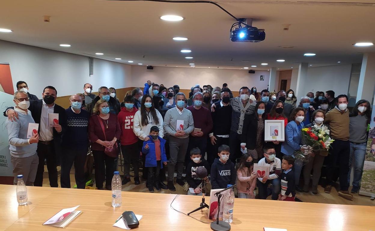 Homenaje al ciclista Jesús Negro en Urueña celebrado el domingo. 