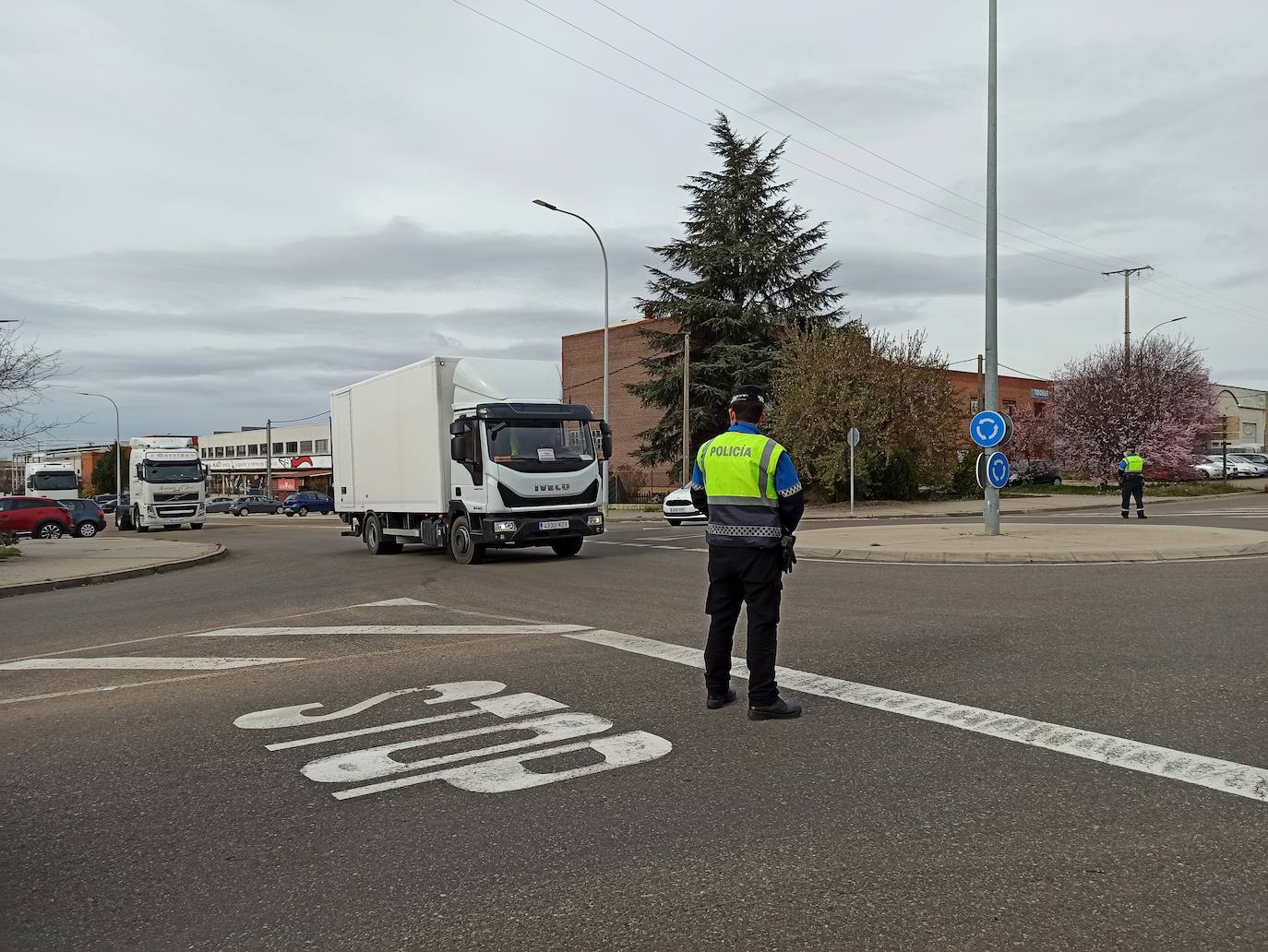 Fotos: La caravana de camiones, a su paso por Valladolid