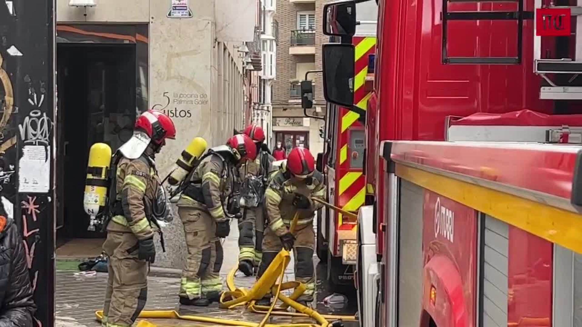Incendio en el restaurante 5 Gustos de Valladolid