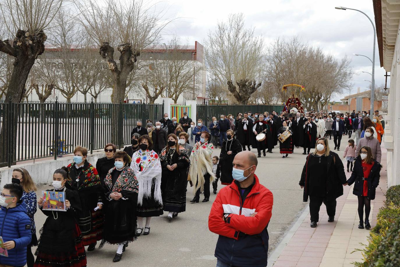 Fotos: Recibimiento y procesión de la Virgen del Henar en Campaspero