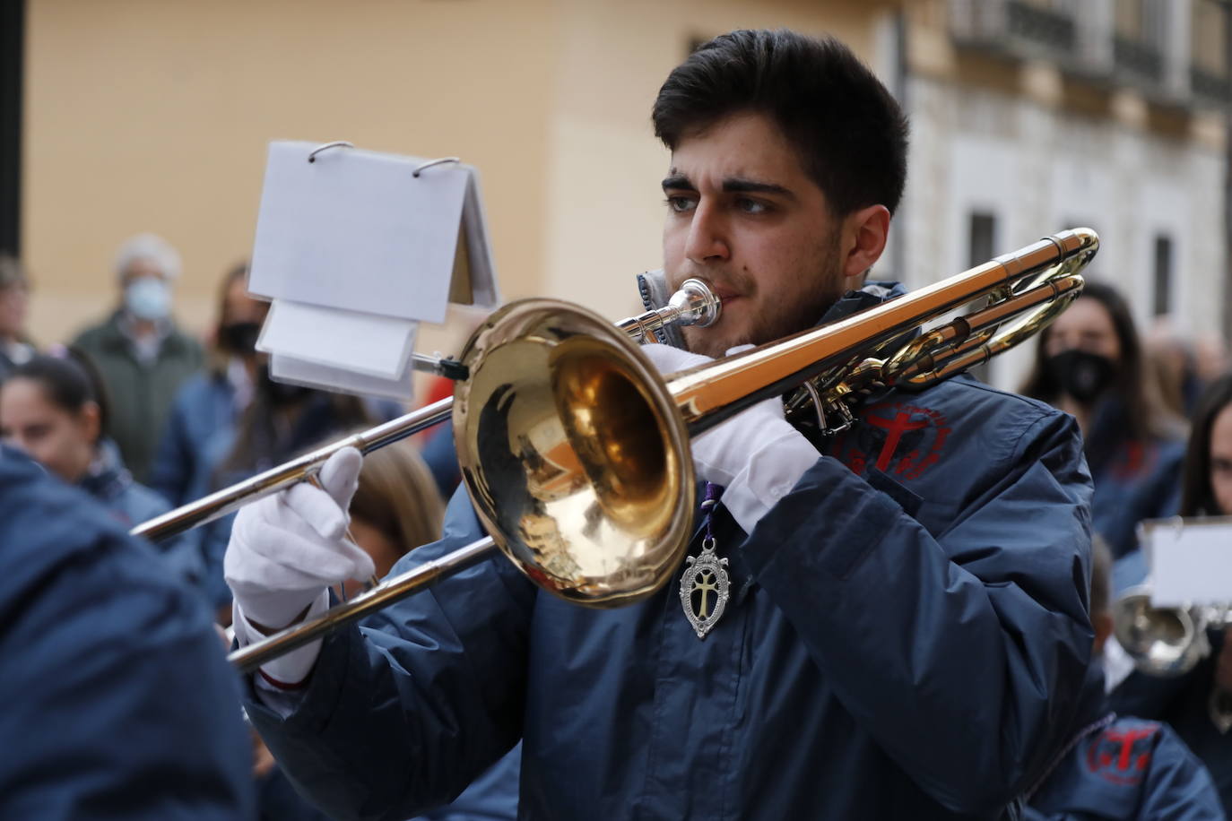 Fotos: Desfile de bandas de Semana Santa de Peñafiel