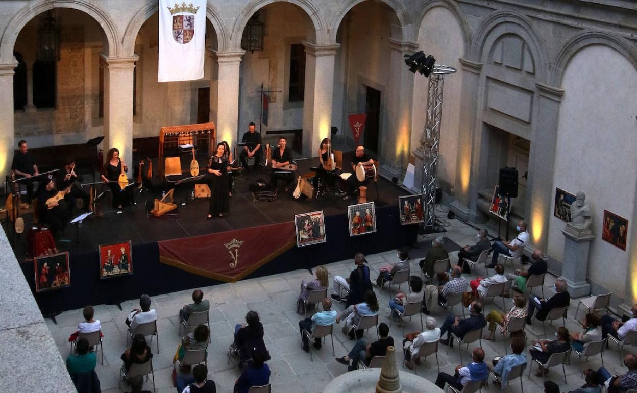 Concierto inaugural del festival Museg, en el Alcázar de Segovia, el año pasado.