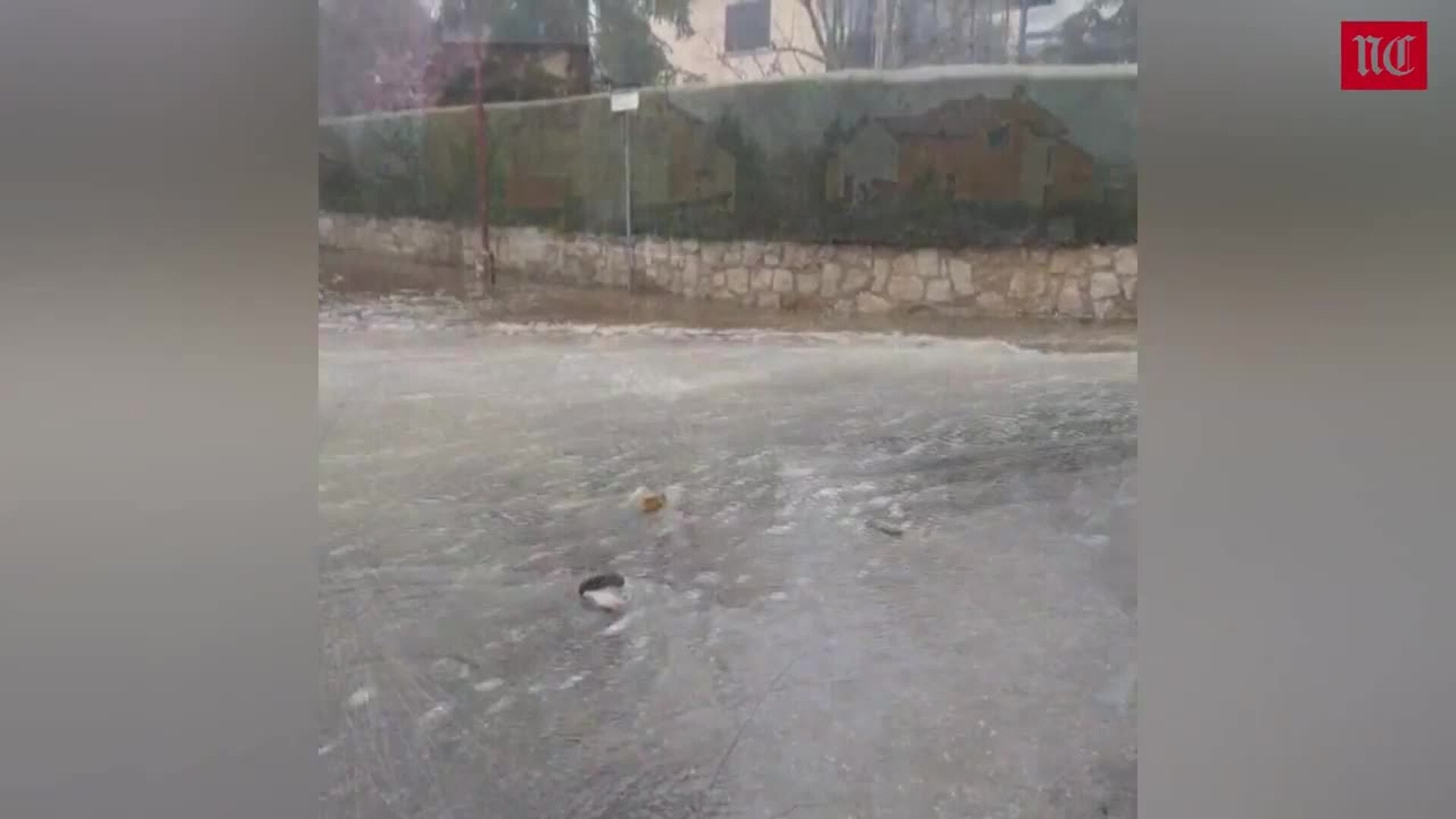 El Espinar sufre varias inundaciones tras las fuertes y constantes lluvias