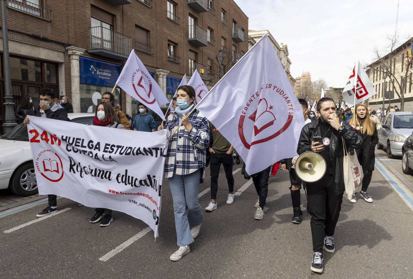 Fotos: Huelga de estudiantes en Valladolid