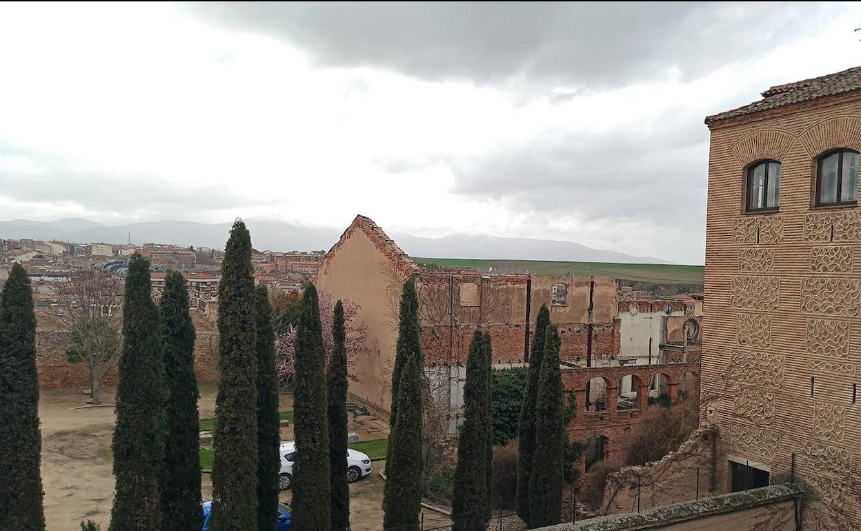 Zona de la Huerta del Seminario que da acceso al teatro Cervantes.