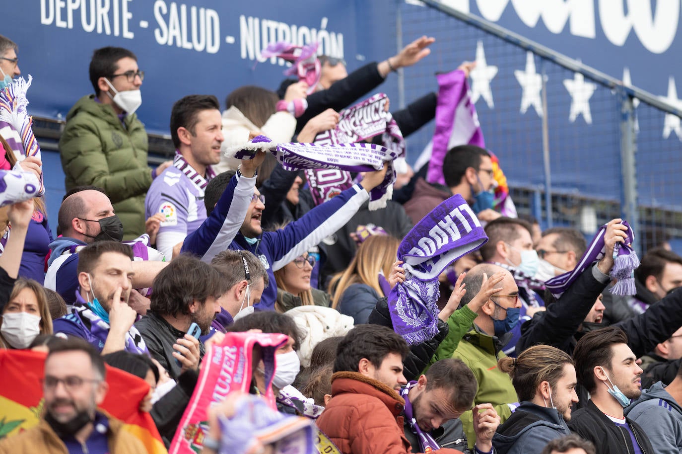 Partido del Real Valladolid en Alcorcón.