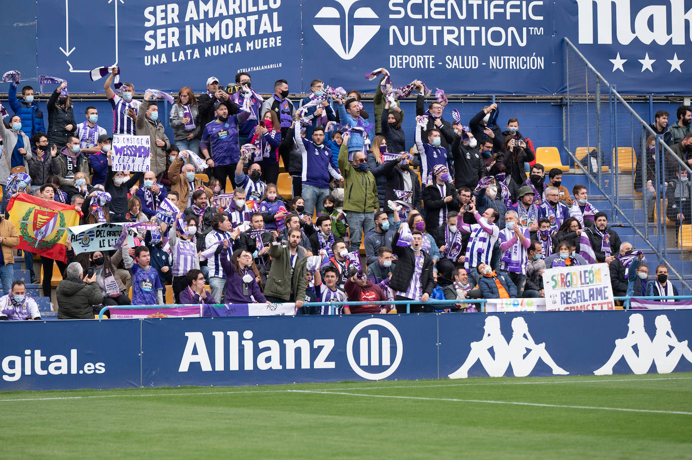 Partido del Real Valladolid en Alcorcón.