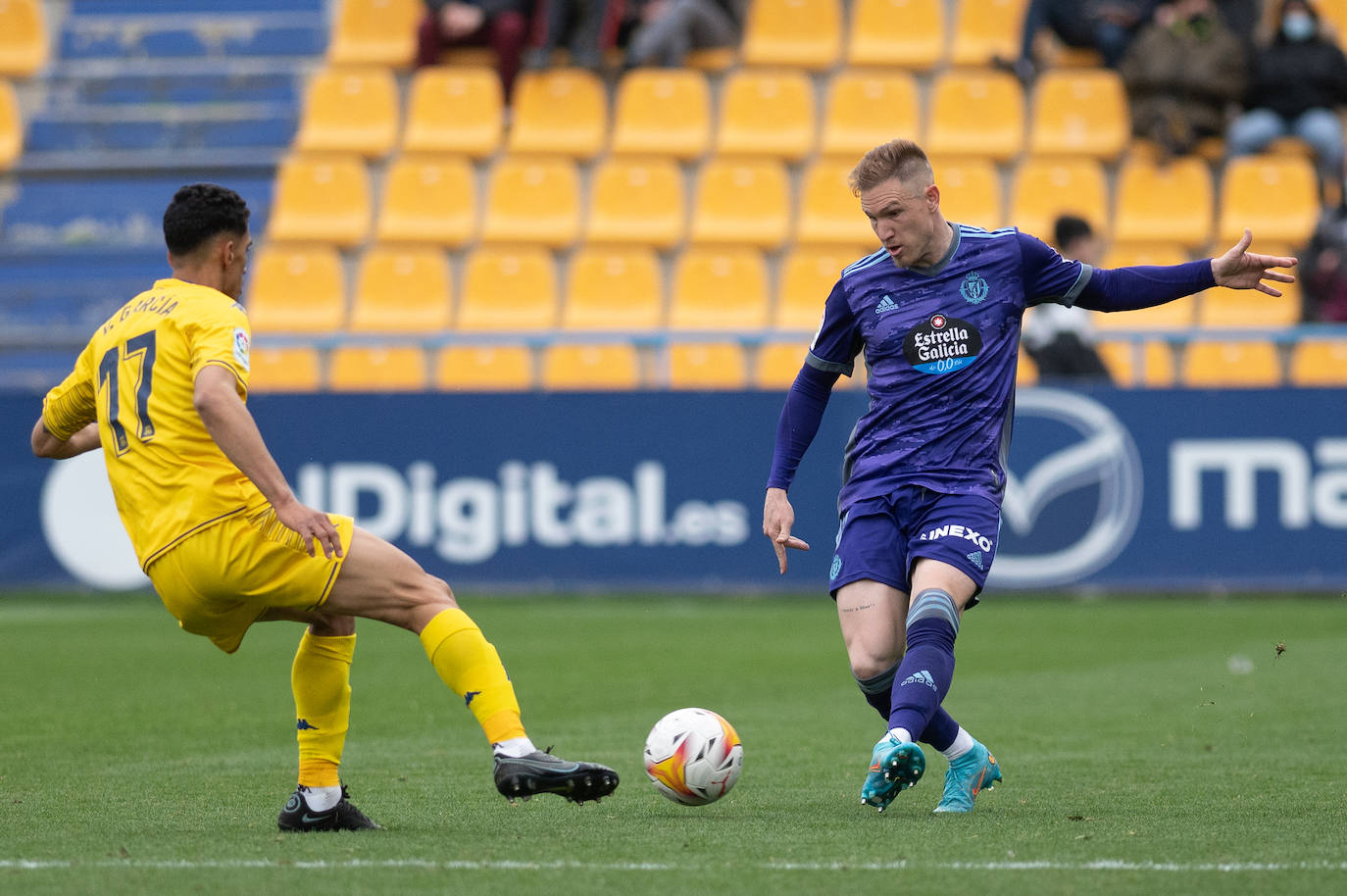 Partido del Real Valladolid en Alcorcón.