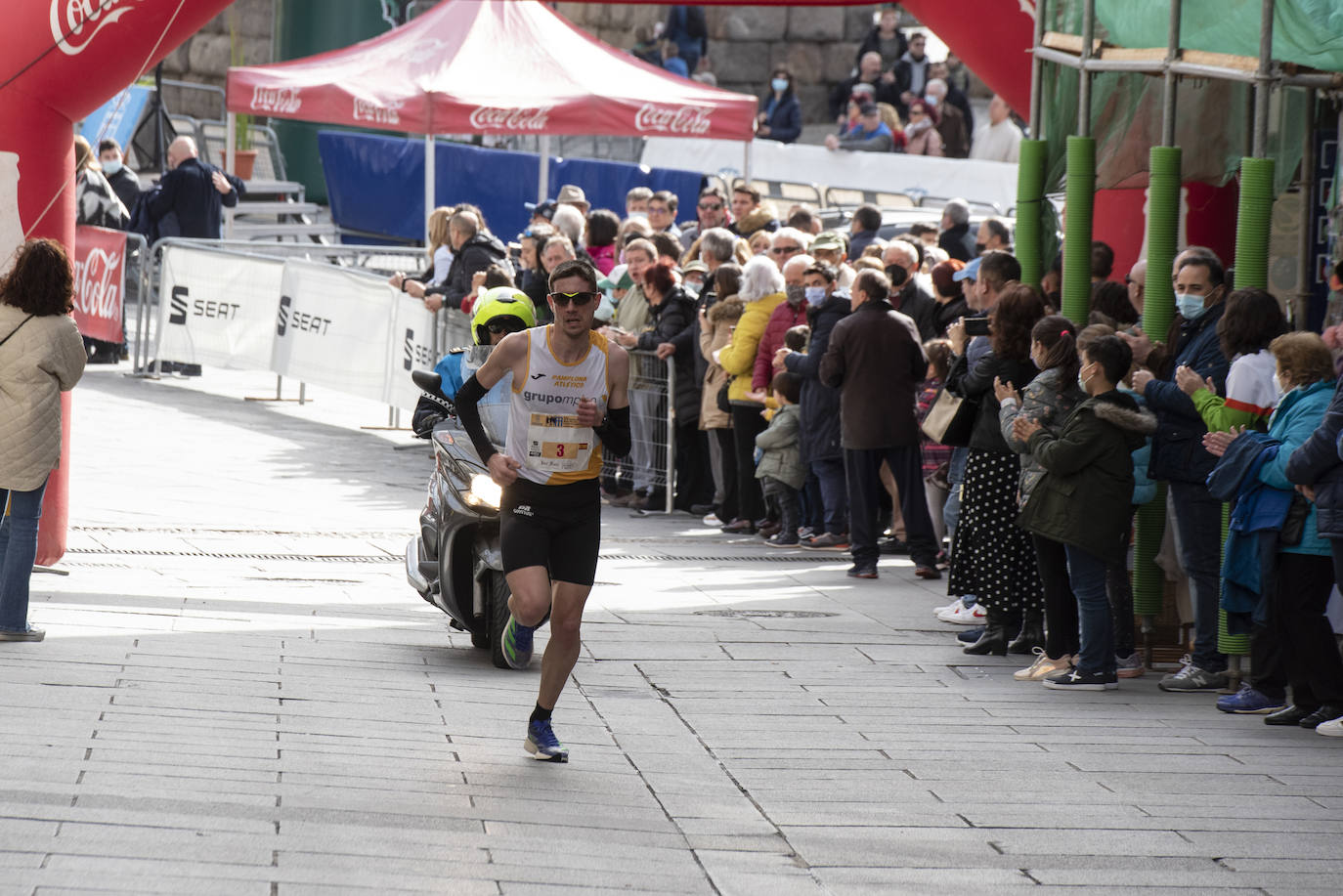 Un momento de la carrera. 