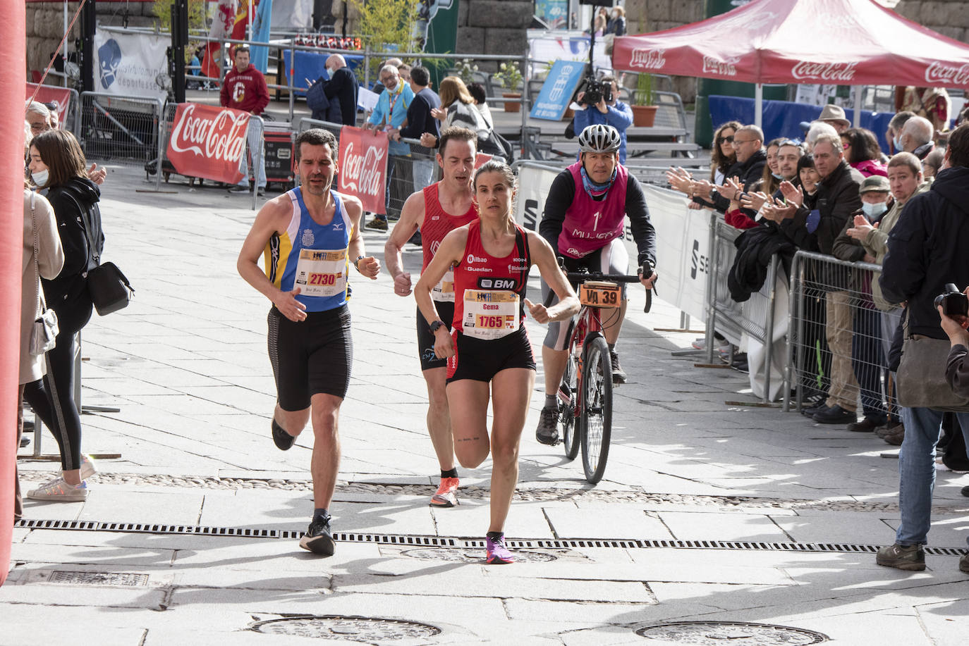 Un momento de la carrera. 