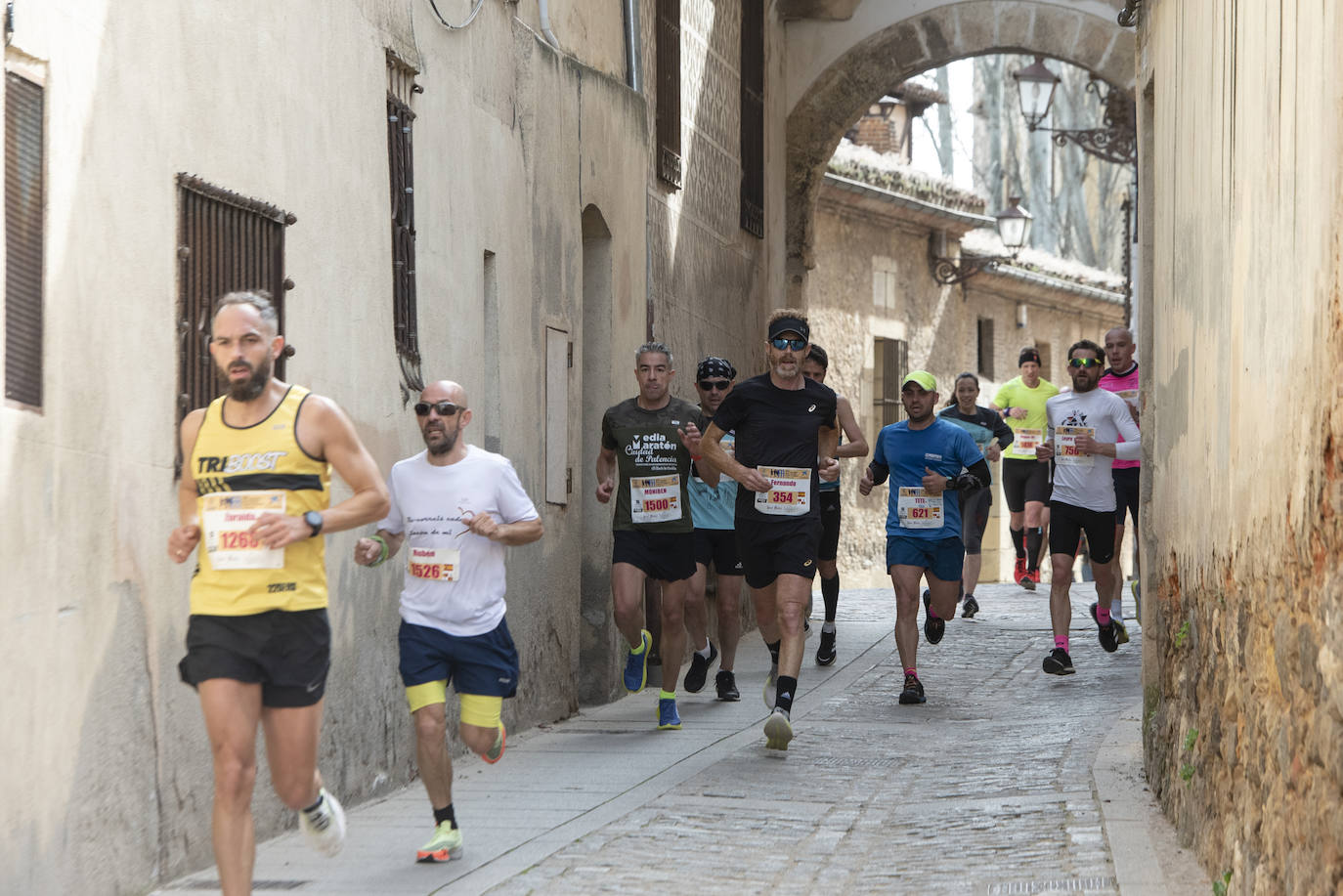 Un momento de la carrera. 