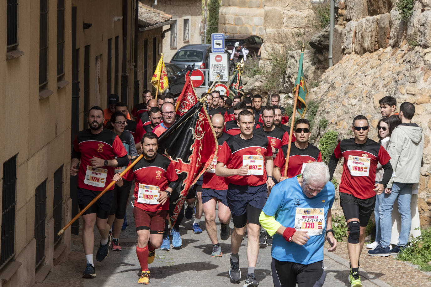 Un momento de la carrera. 