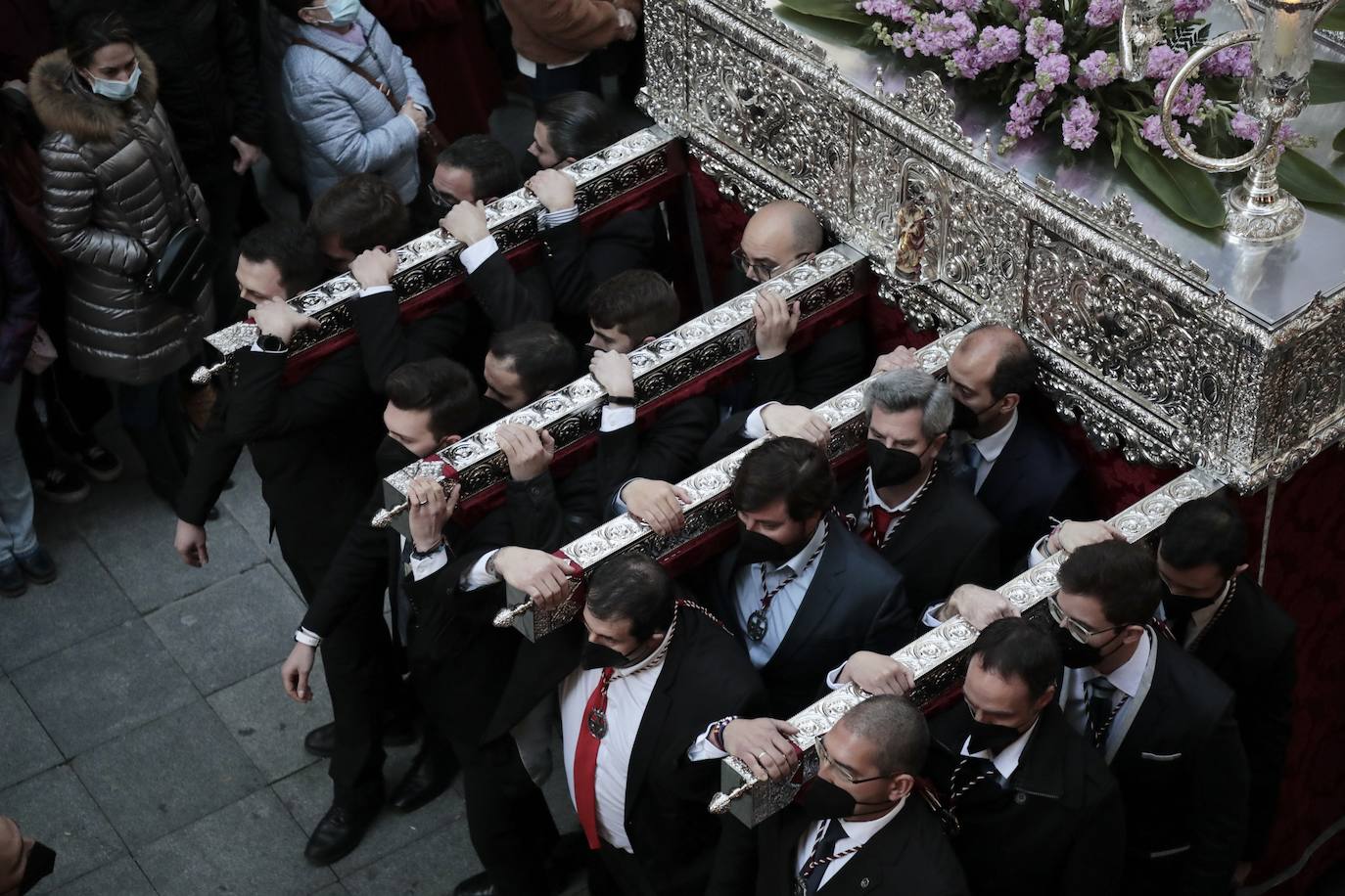 Fotos: Procesión extraordinaria por los 75 años de la sede de la Cofradía del Santísimo Cristo Despojado, Cristo Camino del Calvario y Nuestra Señora de la Amargura