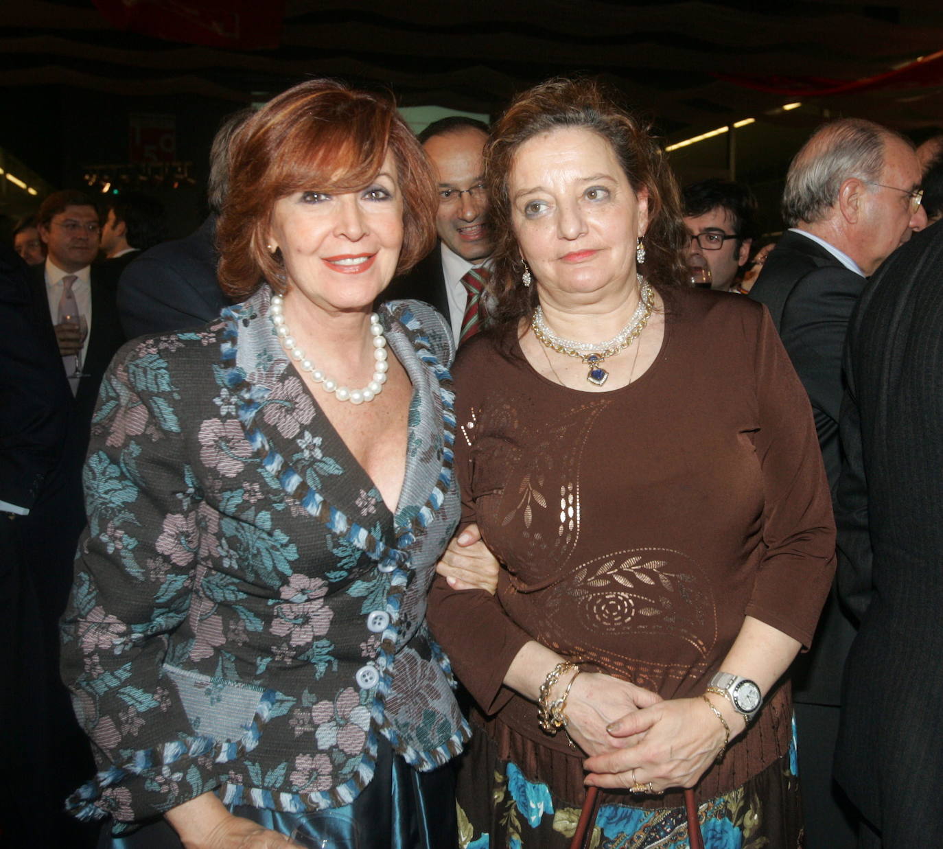 Junto a Concha Velasco, en una gala de Premios de El Norte.