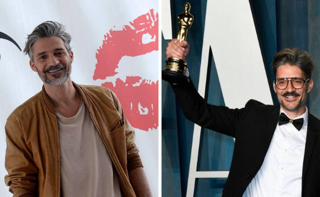 Alberto Mielgo, en Seminci y con su premio Oscar. 