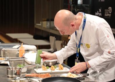 Imagen secundaria 1 - Arriba, el cocinero zamorano Luis Alberto Lera. Abajo , el chef segoviano Óscar Hernando. 