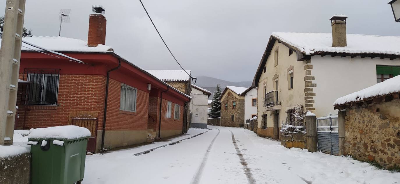 Fotos: La nieve cubre la Montaña Palentina en abril