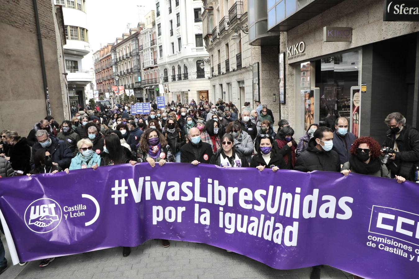 Fotos: Manifestación feminista en Valladolid