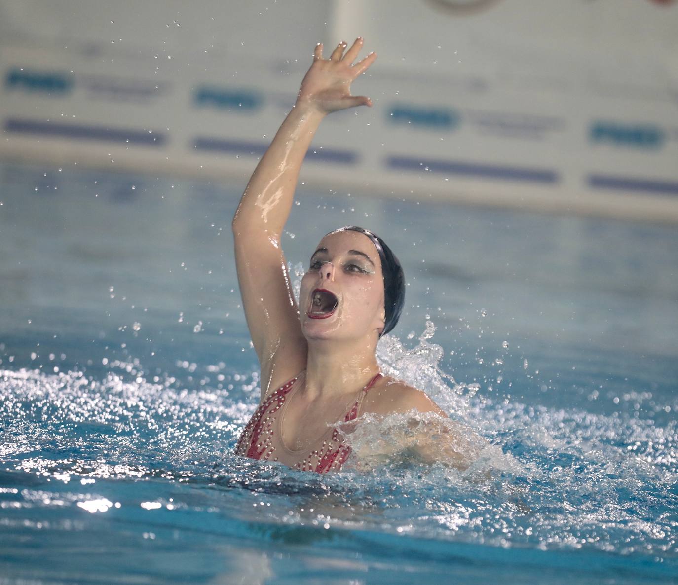 XXII Campeonatos de España de natación artística en la piscina municipal de Parquesol. 