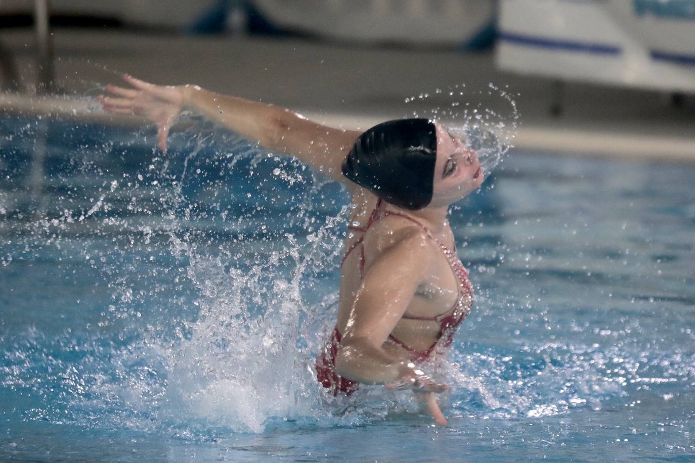 XXII Campeonatos de España de natación artística en la piscina municipal de Parquesol. 