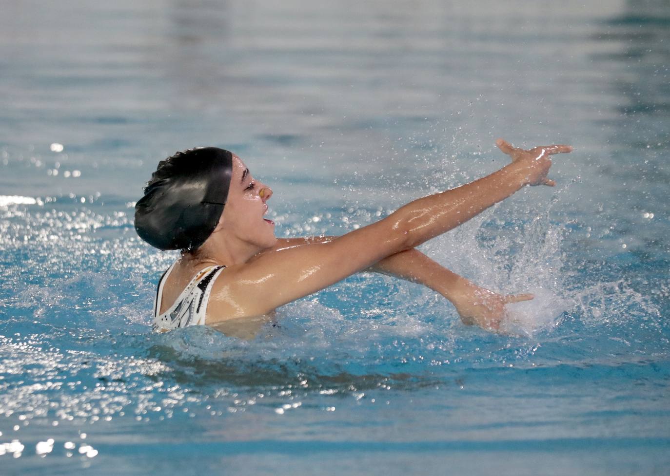 XXII Campeonatos de España de natación artística en la piscina municipal de Parquesol. 