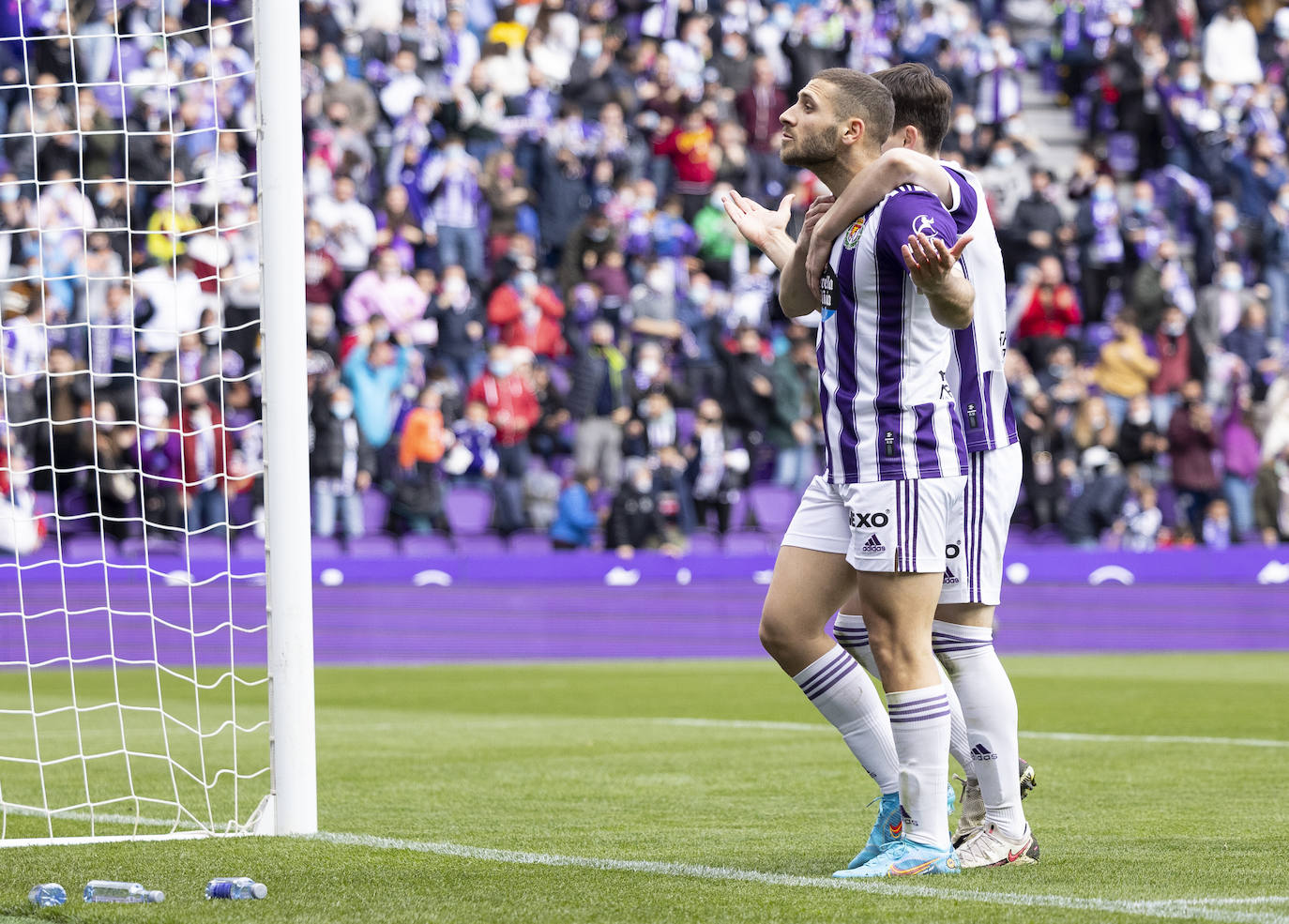 Partido entre el Real Valladolid y el Lugo, este sábado en Zorrilla. 