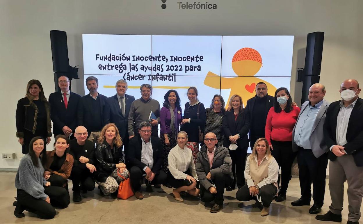 Participantes en el acto de entrega de los galardones. 