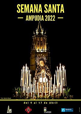 Cartel de la Semana Santa de Ampudia de 2022. 