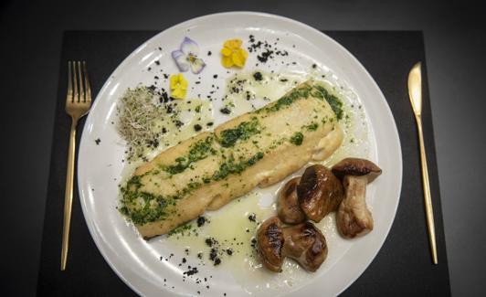 Bacalao del restaurante Alma Nostra de Segovia. 