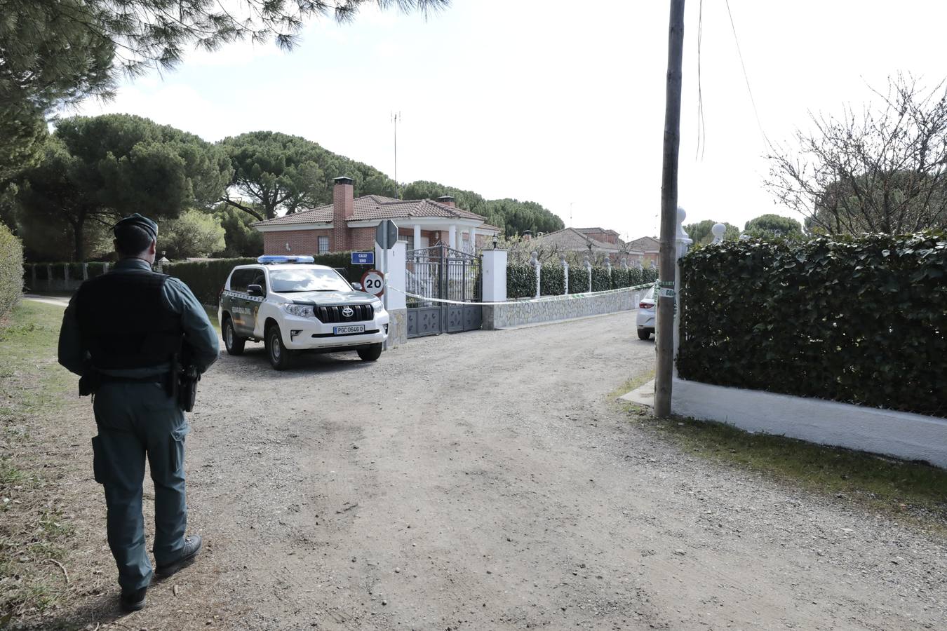 El registro en la vivienda se ha desarrollado durante toda la jornada del sábado. 