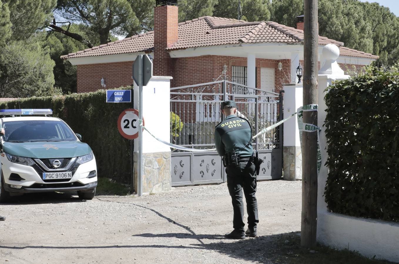 El registro en la vivienda se ha desarrollado durante toda la jornada del sábado. 