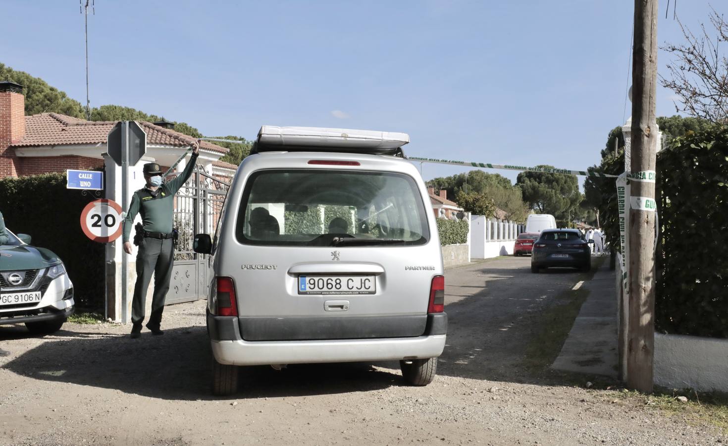 El registro en la vivienda se ha desarrollado durante toda la jornada del sábado. 