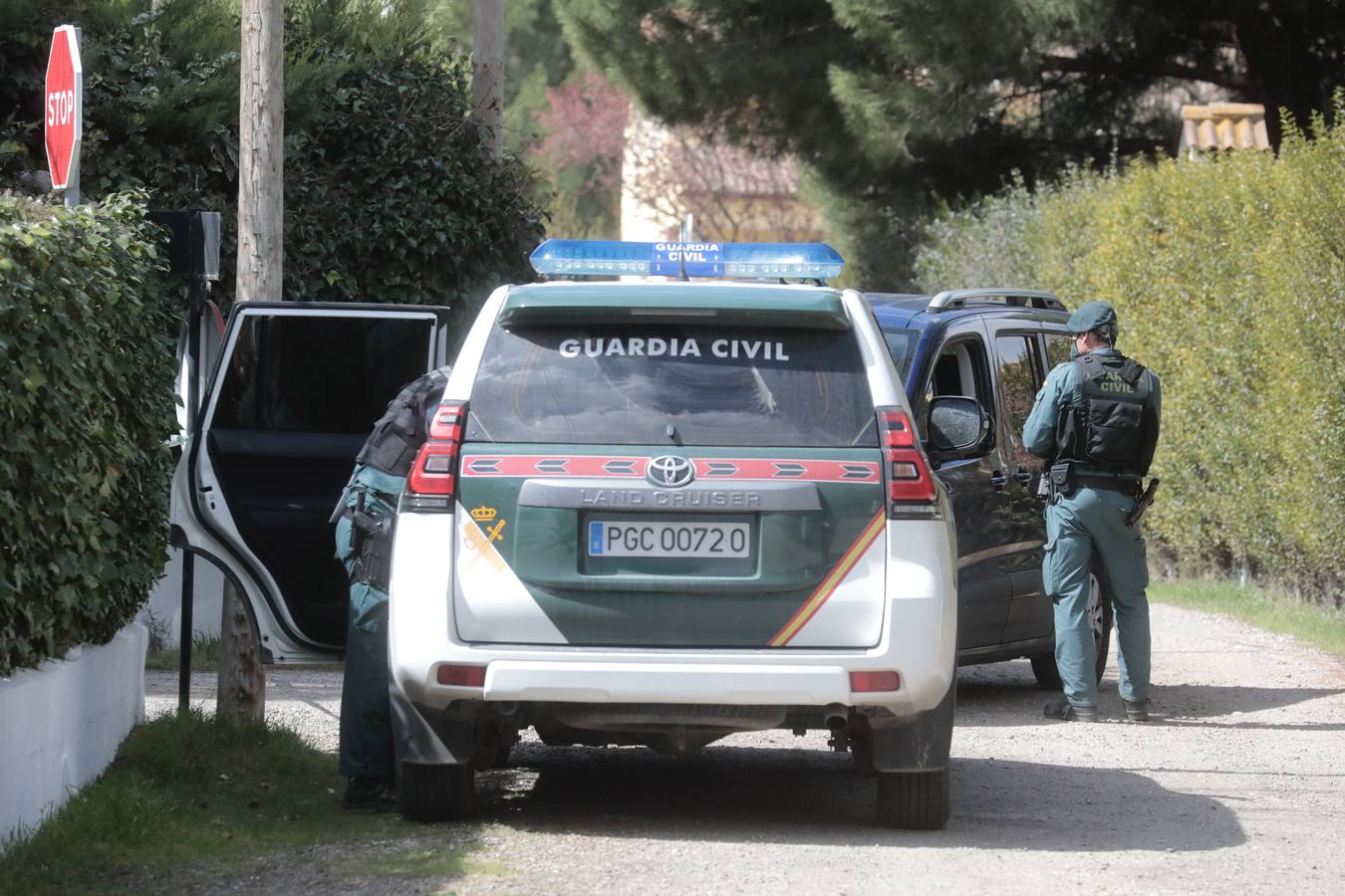 El registro en la vivienda se ha desarrollado durante toda la jornada del sábado. 