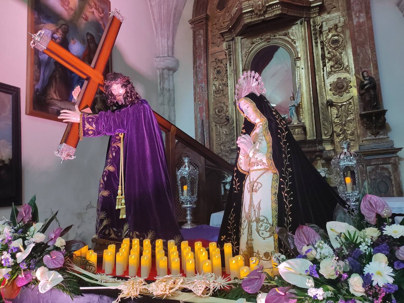 Tallas de El Nazareno y la Soledad..