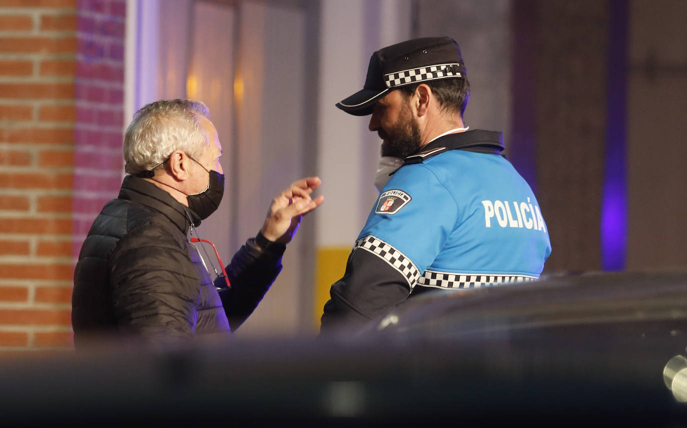 Incendio en la calle Peregrinos.