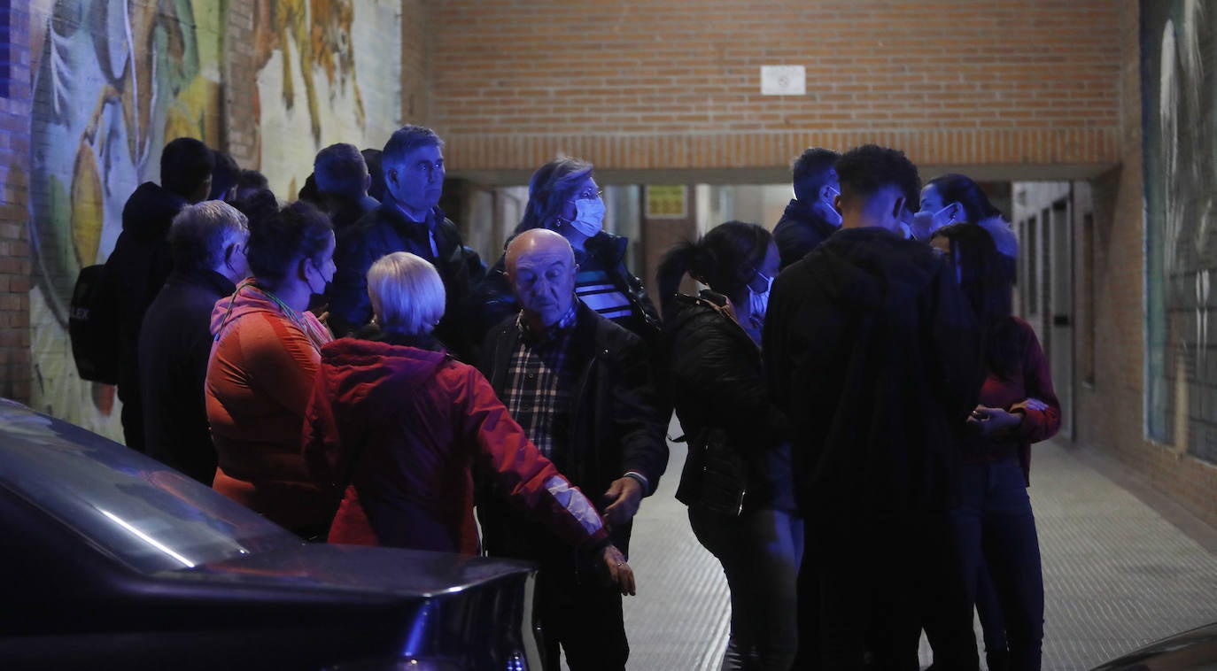 Incendio en la calle Peregrinos.