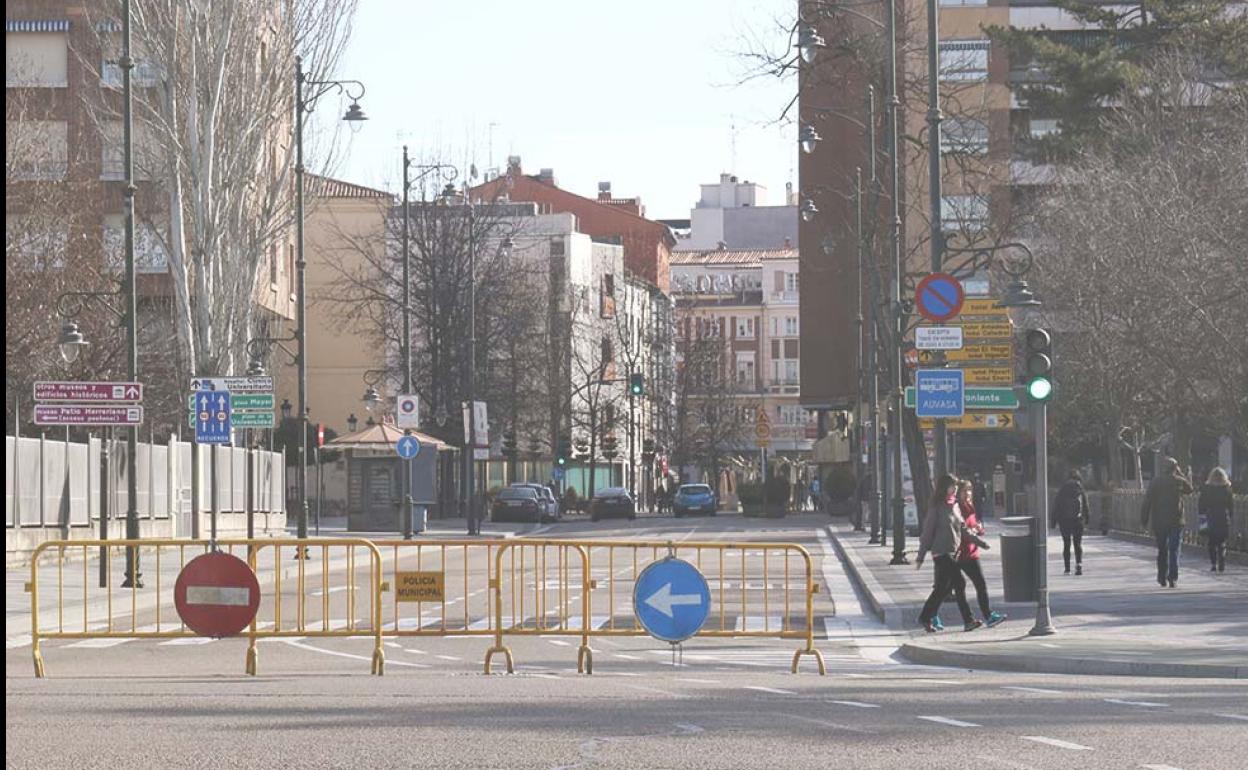 Cortes de tráfico del domingo 10 de abril en Valladolid