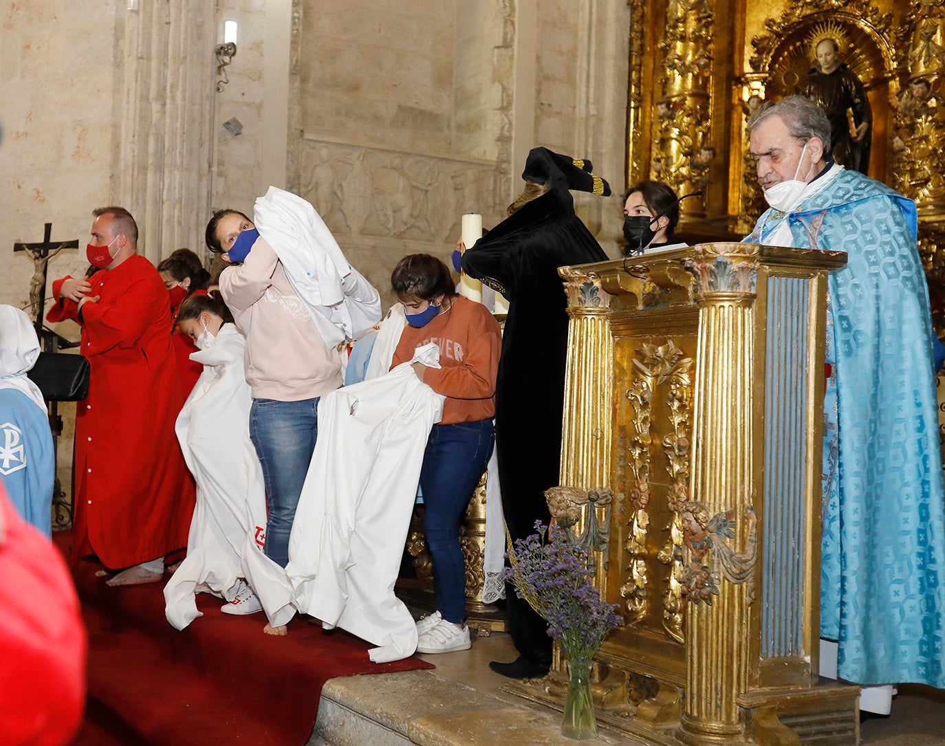 El Crucificado de Palencia se refugia en San Francisco