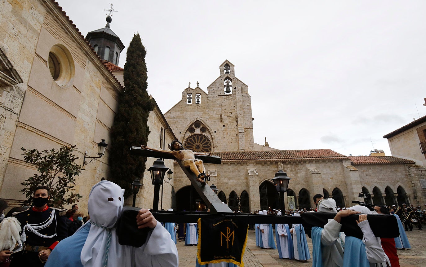 El Crucificado de Palencia se refugia en San Francisco