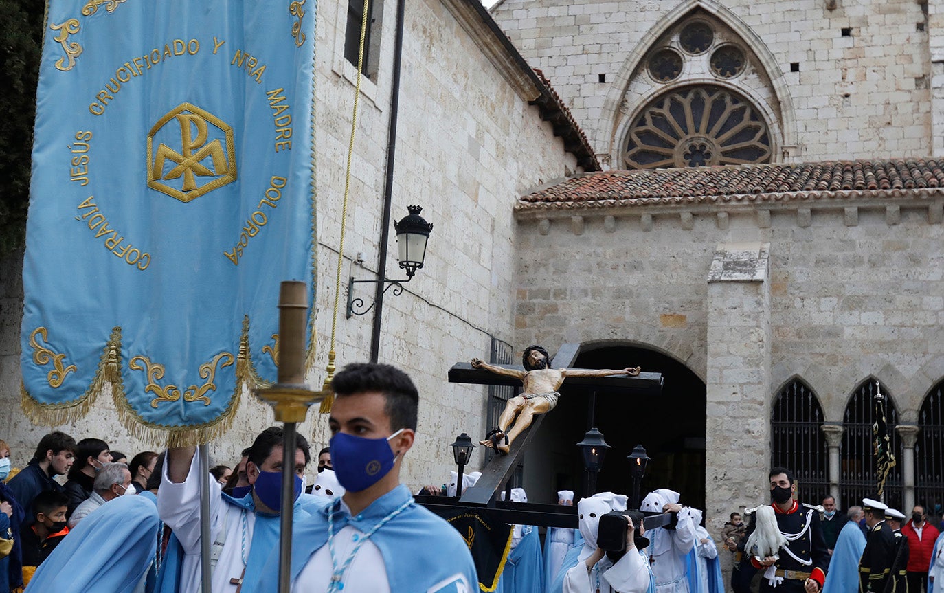 El Crucificado de Palencia se refugia en San Francisco