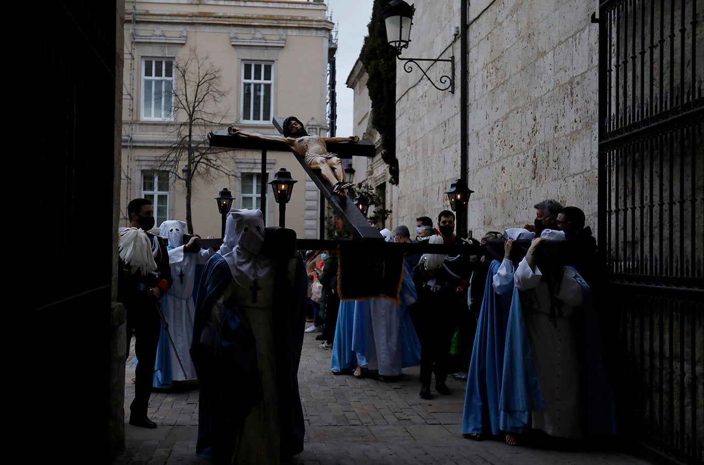 El Crucificado de Palencia se refugia en San Francisco