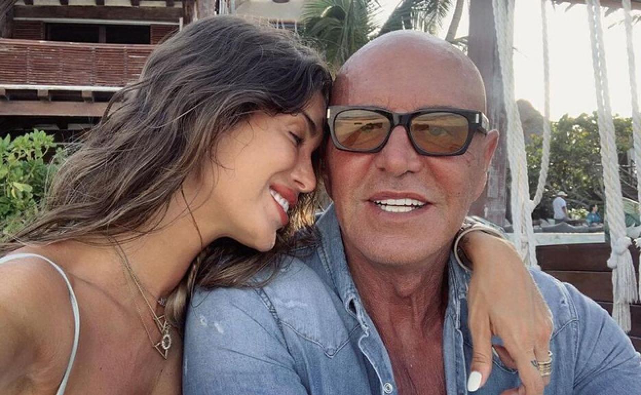 Marta López Álamo y Kiko Matamoros. 