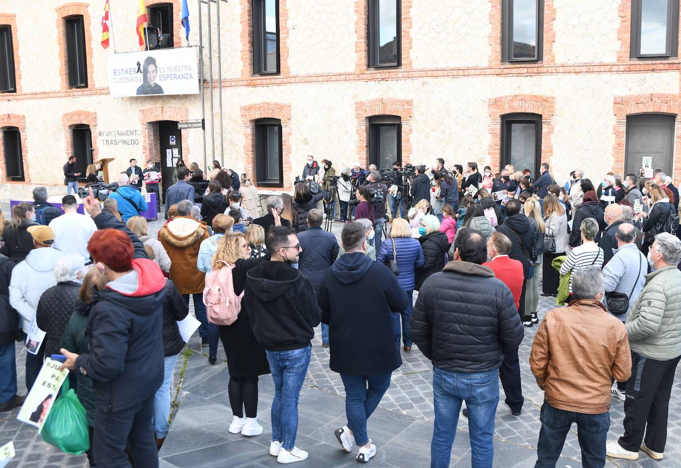 Diferentes momentos de la concentración en Traspinedo. 