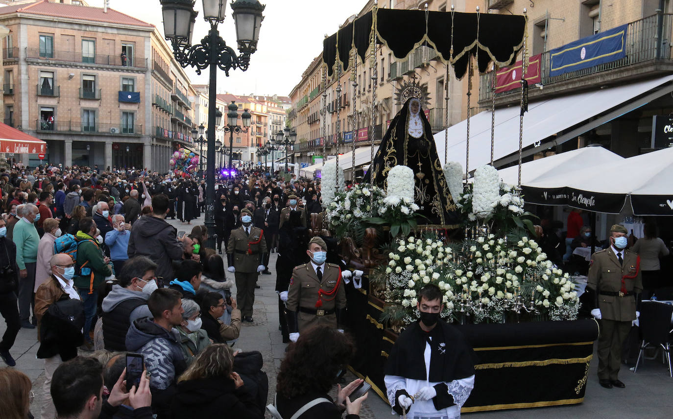 Procesiones de este Jueves Santo en Segovia.