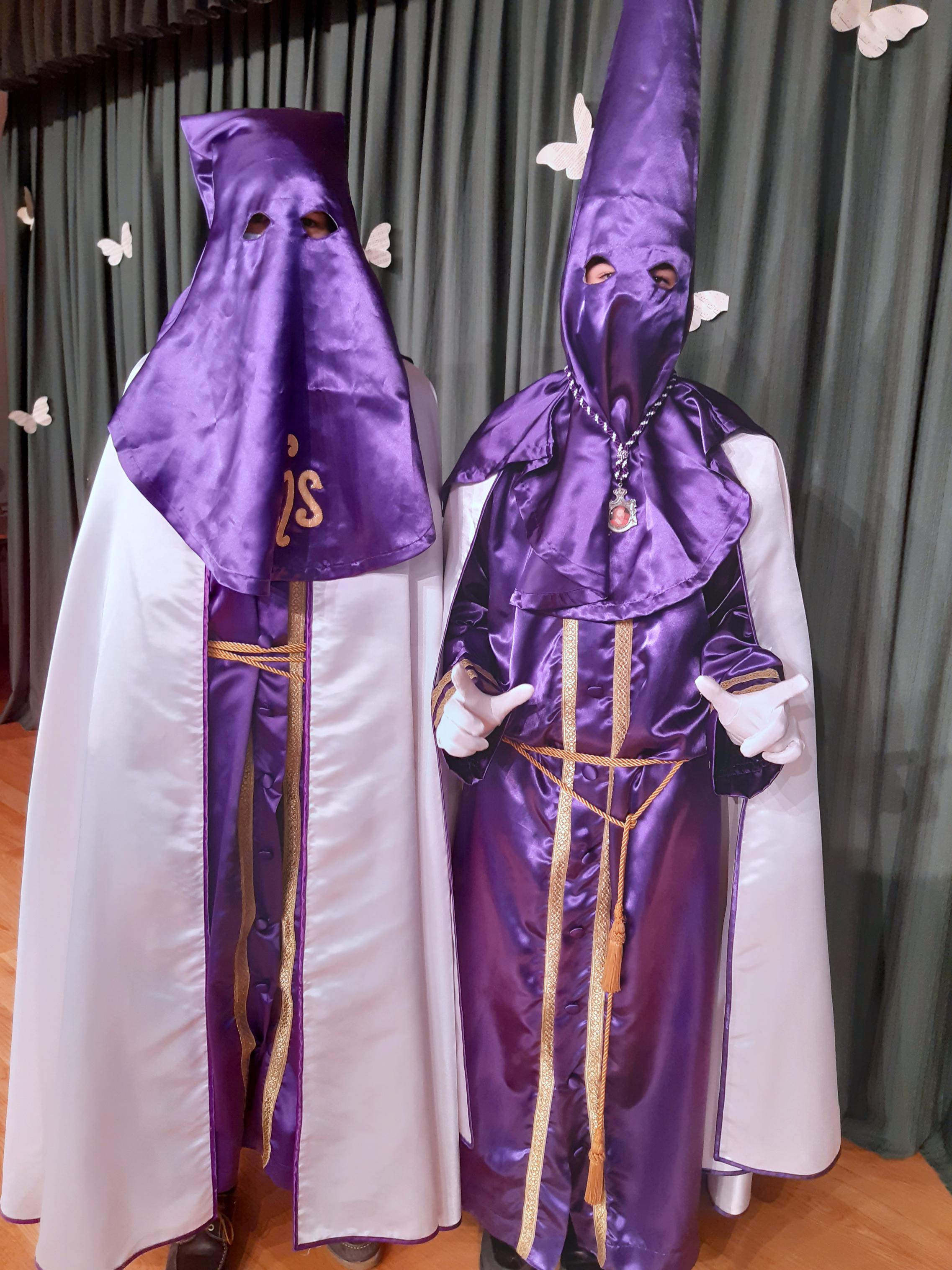 Los Nazarenos de Baltanás comparten su experiencia cofrade en el Colegio Jesús Nazareno de Getafe