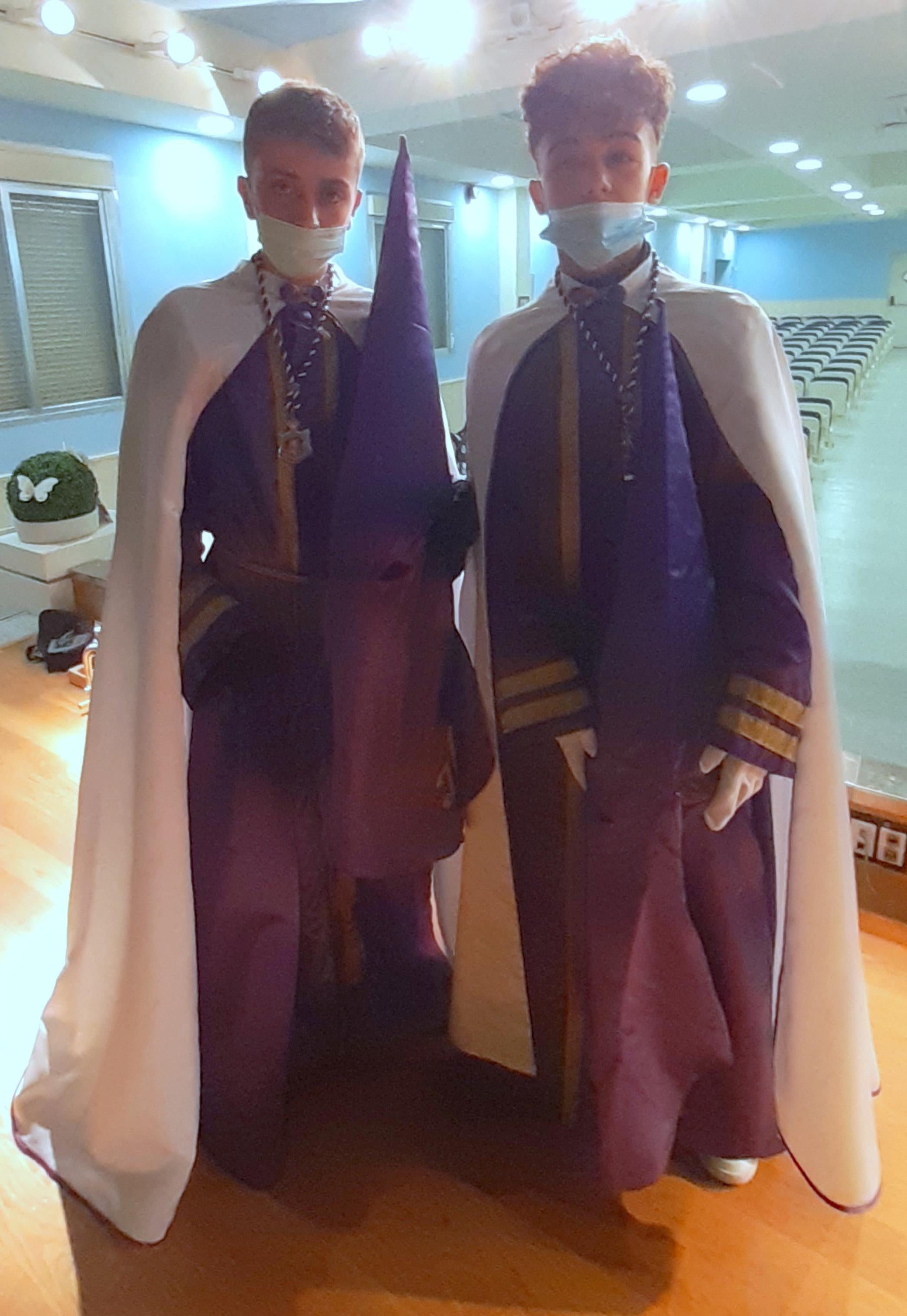 Los Nazarenos de Baltanás comparten su experiencia cofrade en el Colegio Jesús Nazareno de Getafe