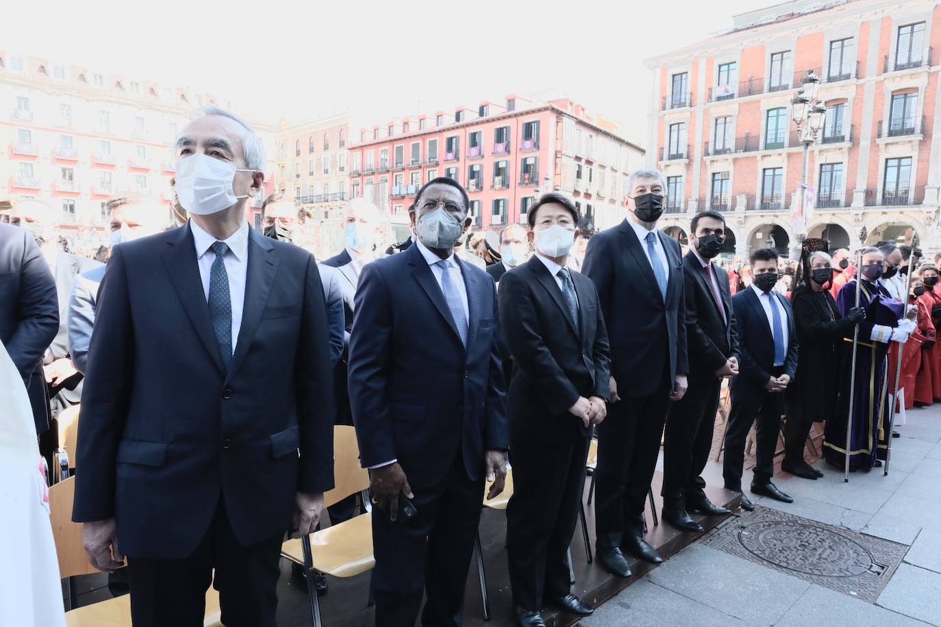 Fotos: Sermón de las Siete Palabras en Valladolid durante la jornada de Viernes Santo (1/2)