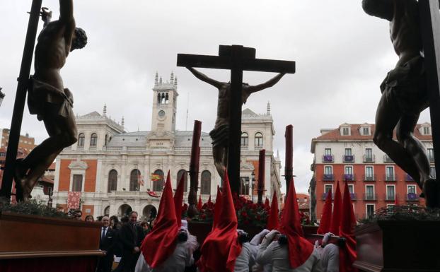 Sermón de las Siete Palabras en la Plaza Mayor. Henar Sastre